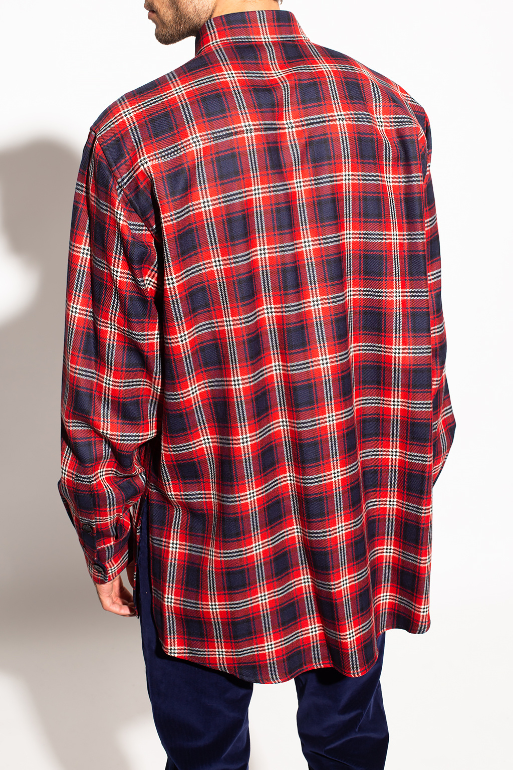 8YARDS HACHIGRAPH2 Jacquard Shirt （Argyle Jacquard Button